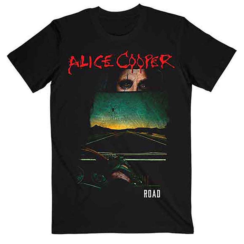 Road Cover Tracklist T-shirt Alice Cooper Shirt
